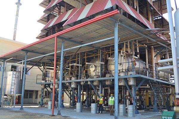 Fully automated distillation section